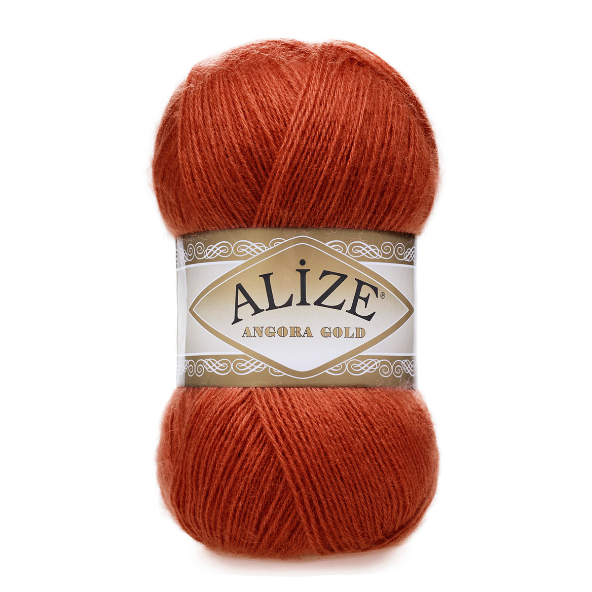 Alize Angora Gold 36 Terracotta – fil laine et acrylique aspect mohair