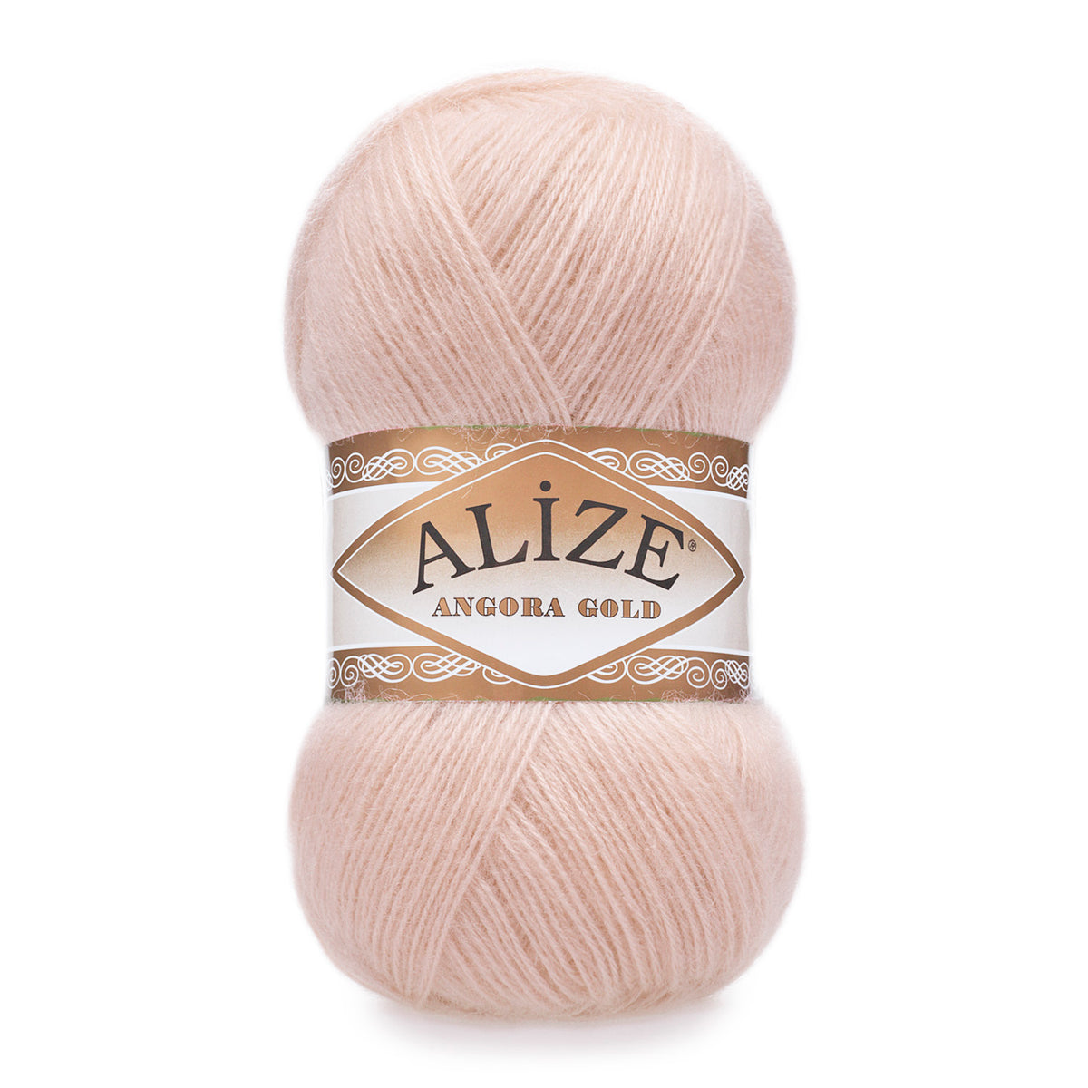 Alize Angora Gold 404 Rose pâle – fil laine et acrylique aspect mohair