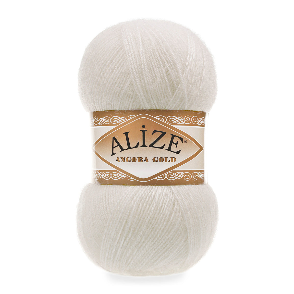 Alize Angora Gold 450 Blanc cassé – fil laine et acrylique aspect mohair