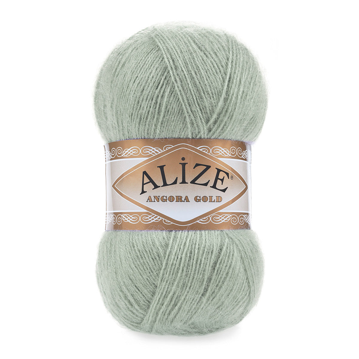 Alize Angora Gold 515 Menthe – fil laine et acrylique aspect mohair