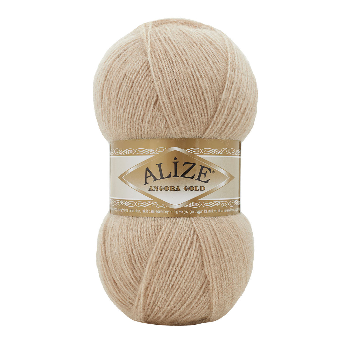 Alize Angora Gold 524 Camel – fil laine et acrylique aspect mohair
