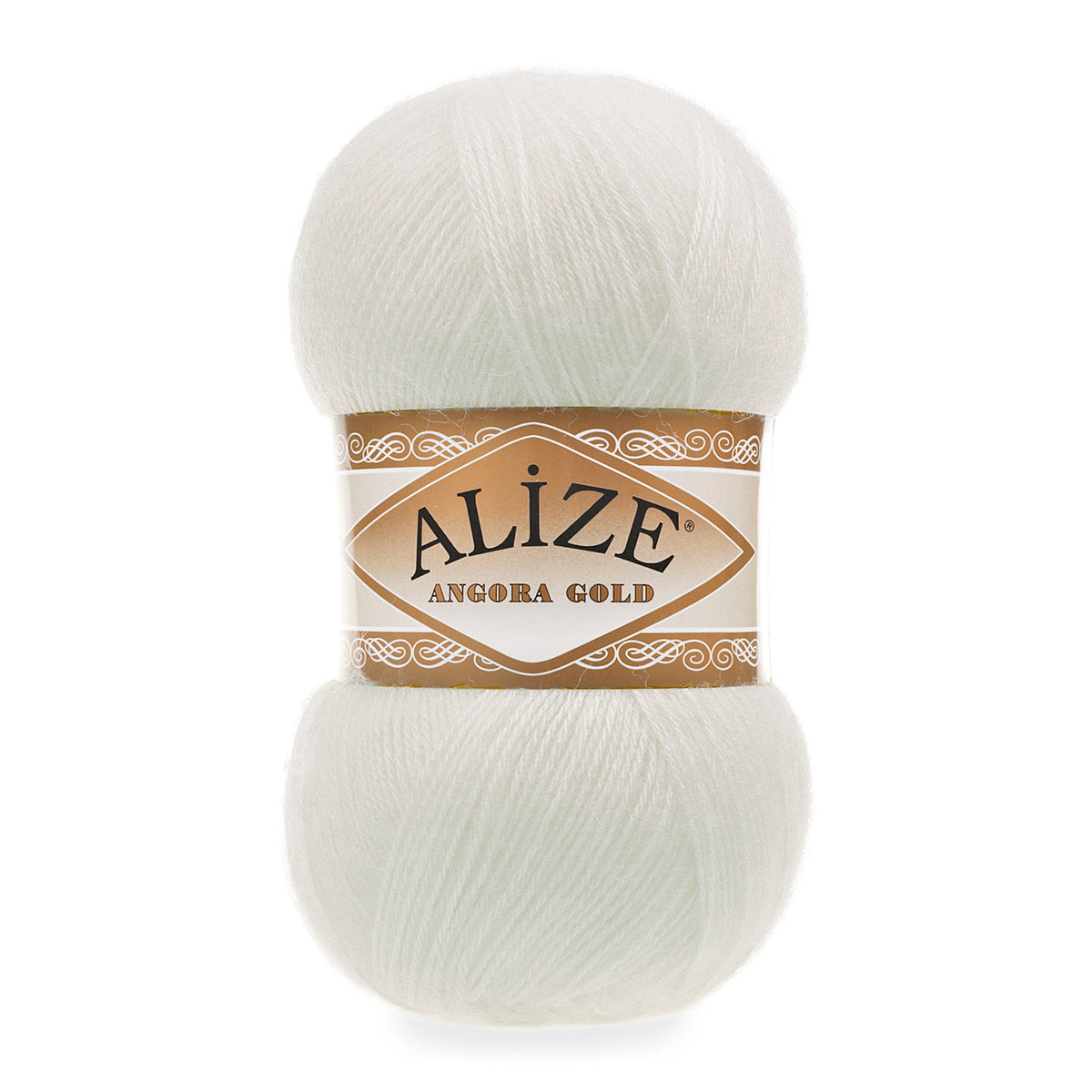 Alize Angora Gold 62 Blanc – fil laine et acrylique aspect mohair