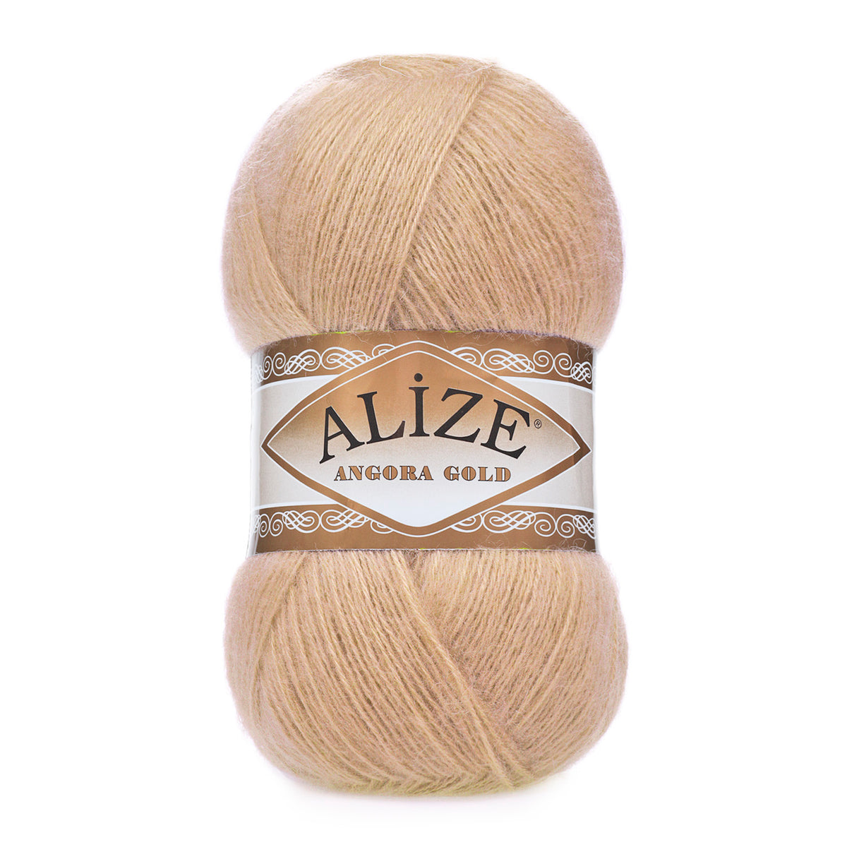 Alize Angora Gold 95 Café au lait – fil laine et acrylique aspect mohair