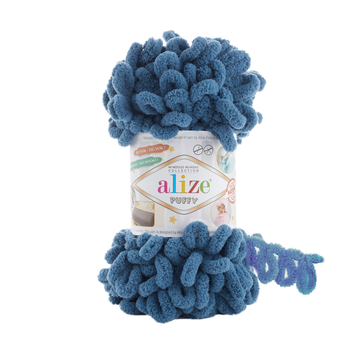 Alize Puffy 637 Deep Sea – loop yarn