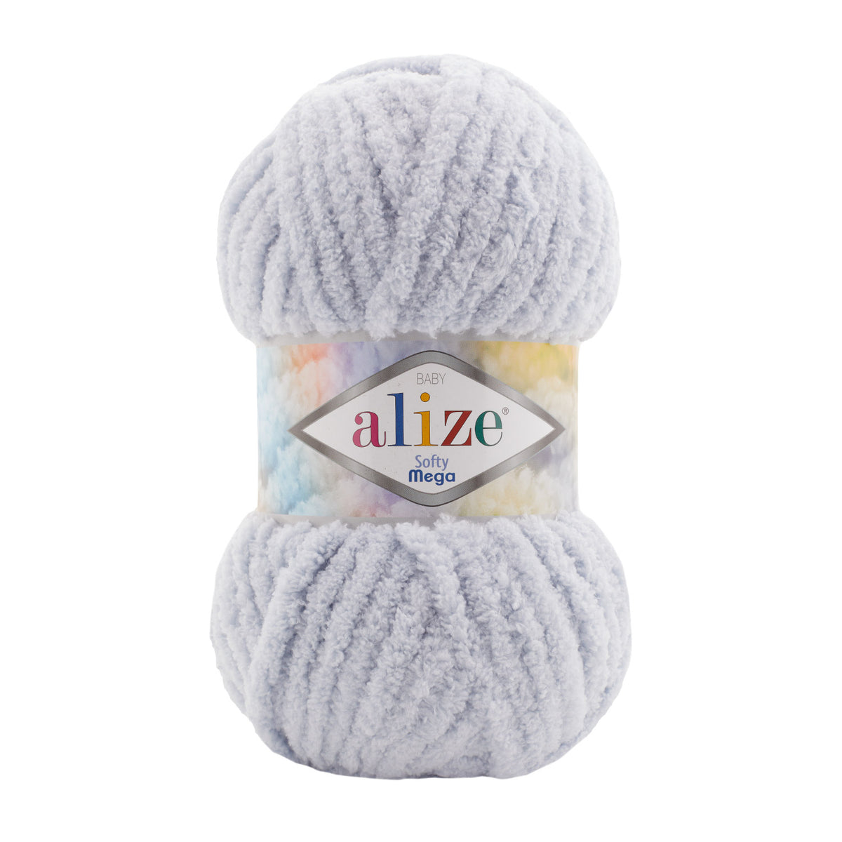 Alize Softy Mega 416 Grigio chiaro – filato soffice spesso