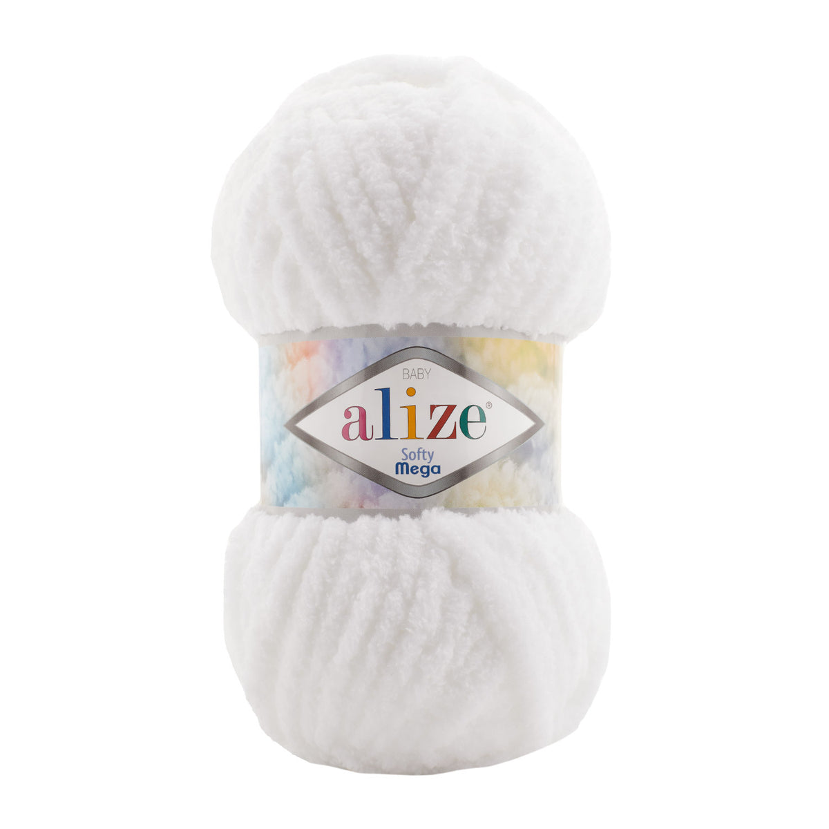 Alize Softy Mega 55 Bianco – filato soffice spesso