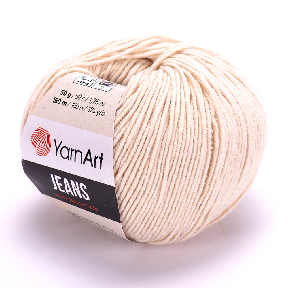 YarnArt Jeans 05 Nude – cotton acrylic yarn