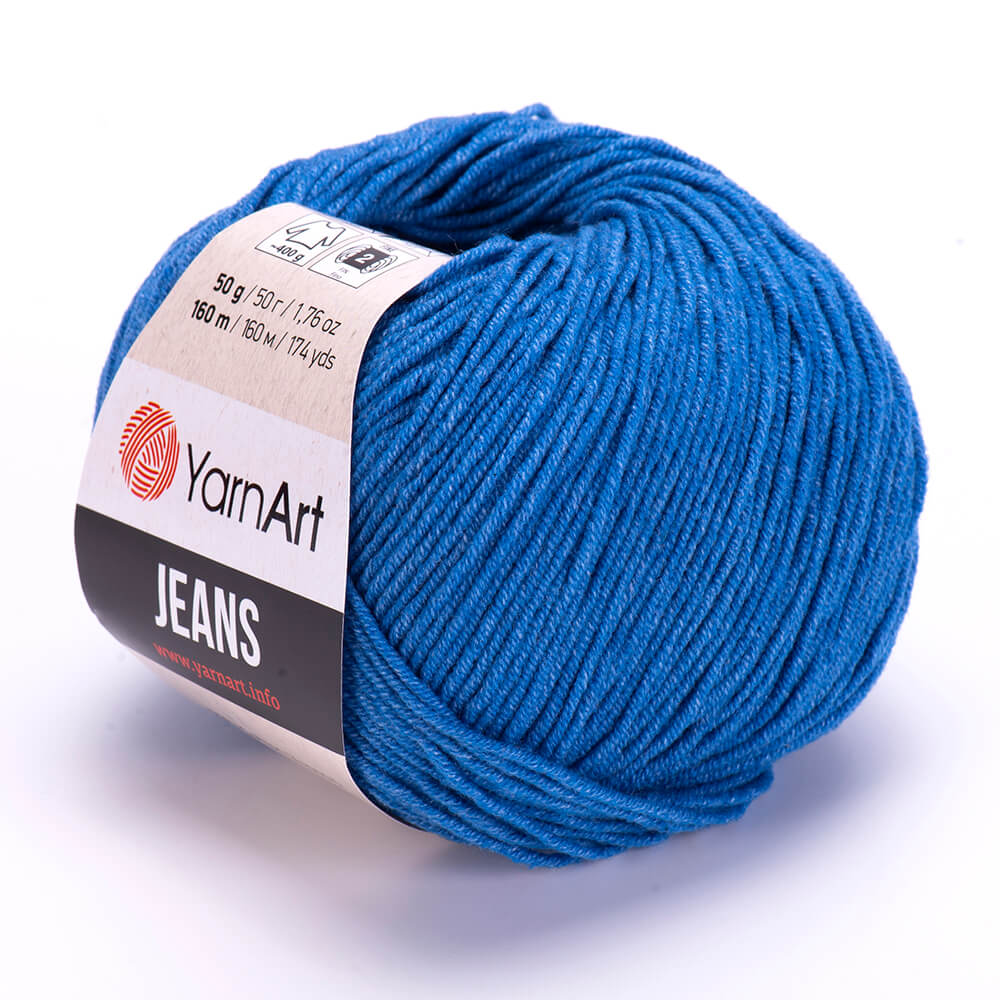 YarnArt Jeans 16 Cobalt – cotton acrylic yarn