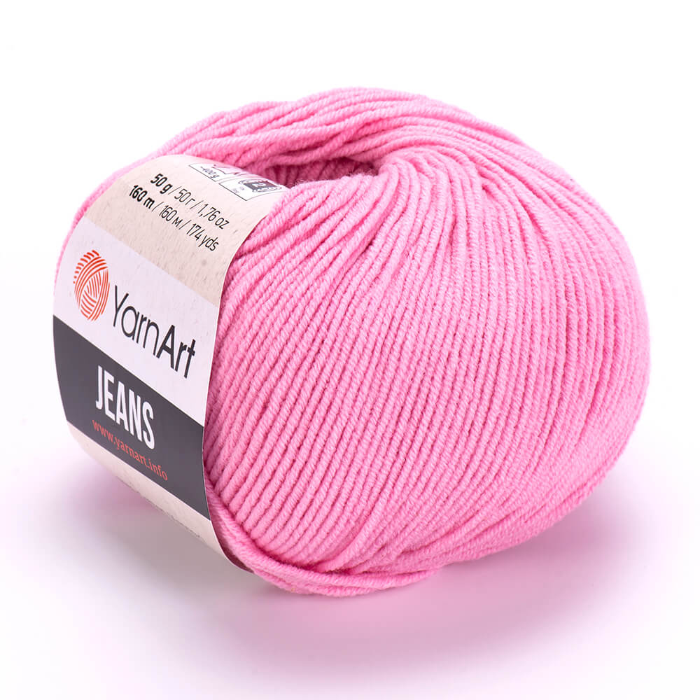 YarnArt Jeans 36 Pink – cotton acrylic yarn