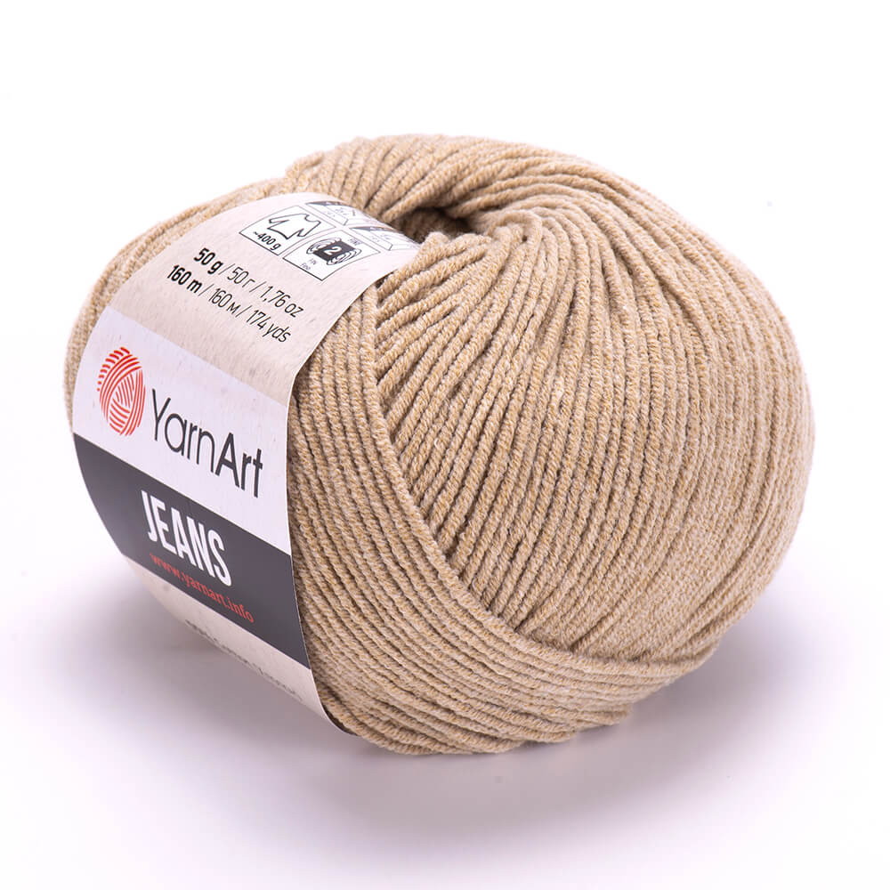 YarnArt Jeans 48 Latte – cotton acrylic yarn