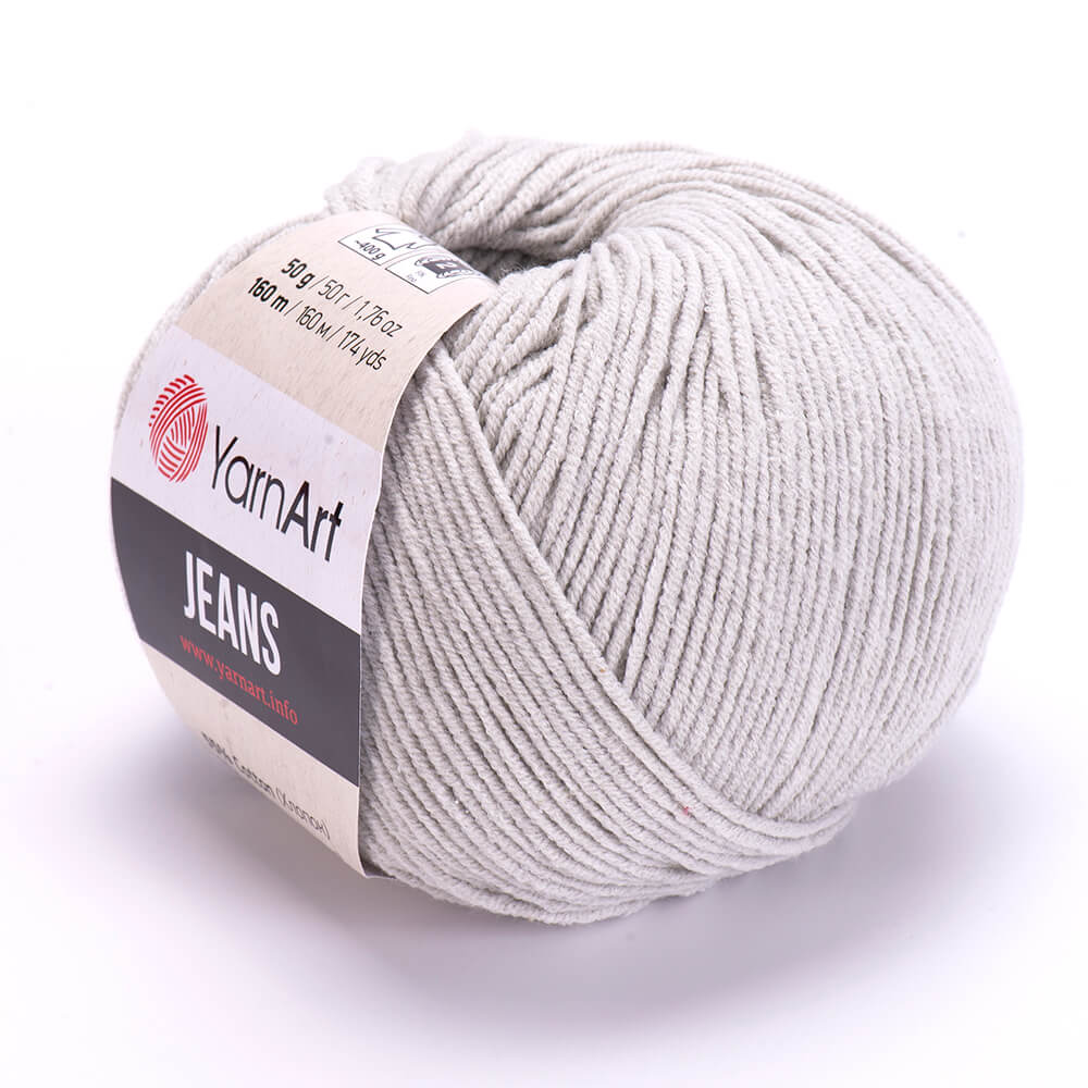 YarnArt Jeans 49 Silver – cotton acrylic yarn