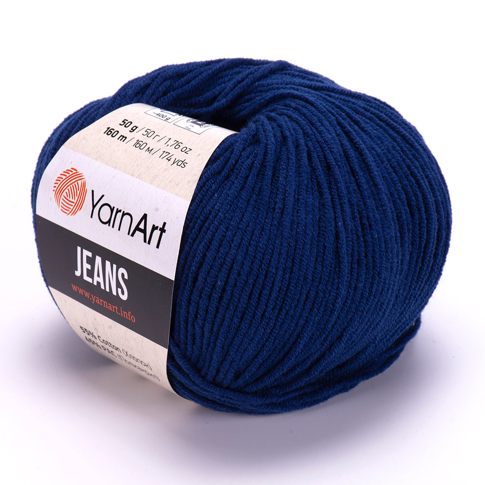 YarnArt Jeans 54 Indigo – cotton acrylic yarn