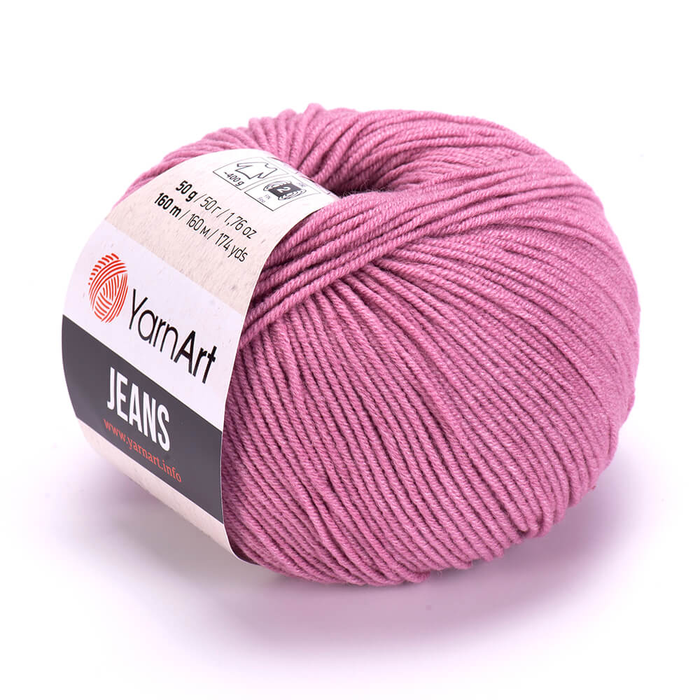 YarnArt Jeans 65 Pink – cotton acrylic yarn