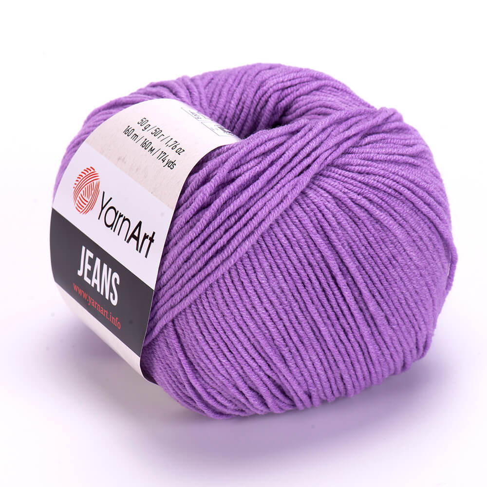 YarnArt Jeans 72 Violet – cotton acrylic yarn