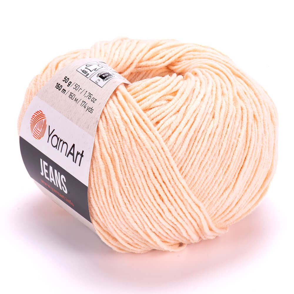 YarnArt Jeans 73 Peach – cotton acrylic yarn