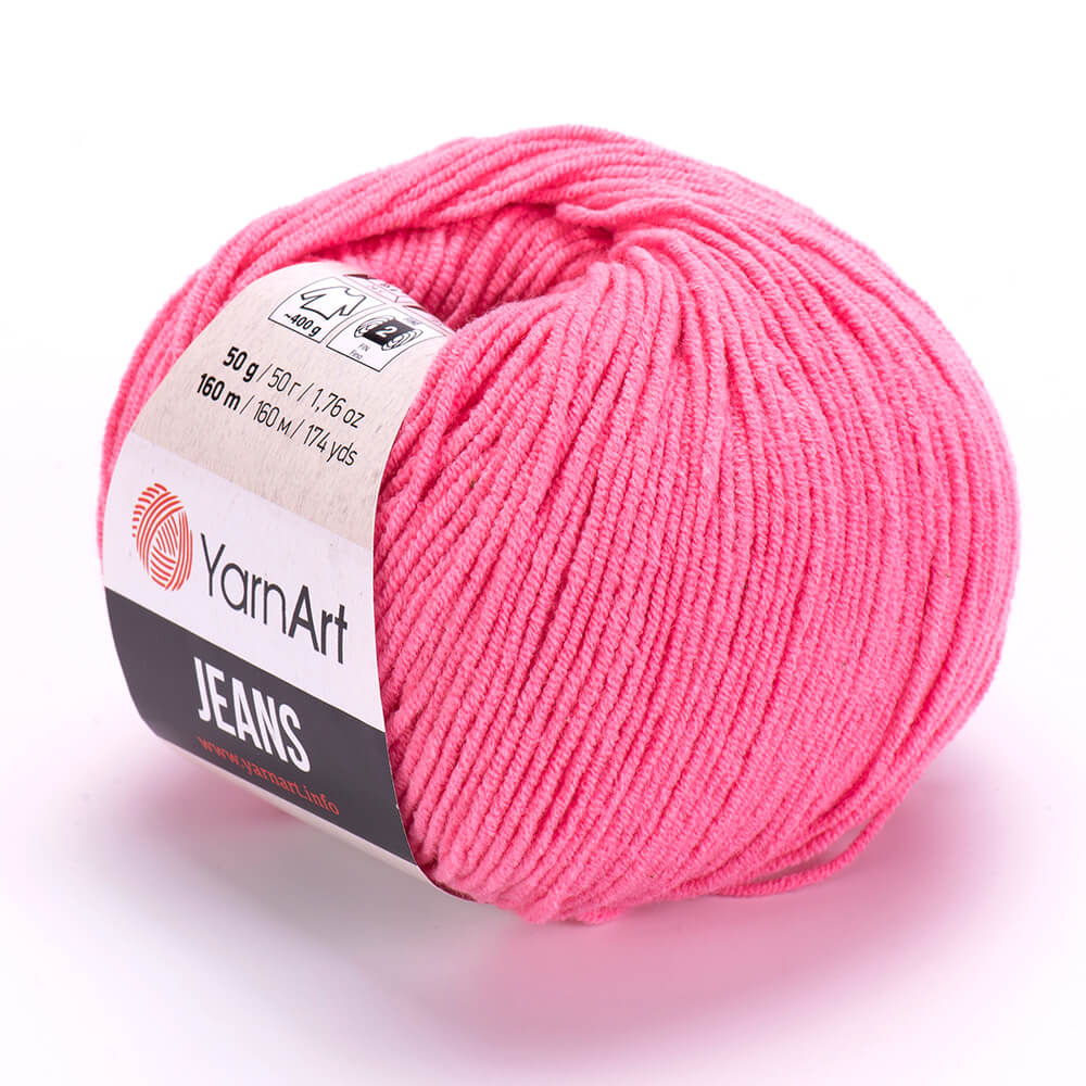 YarnArt Jeans 78 Candy Pink – cotton acrylic yarn