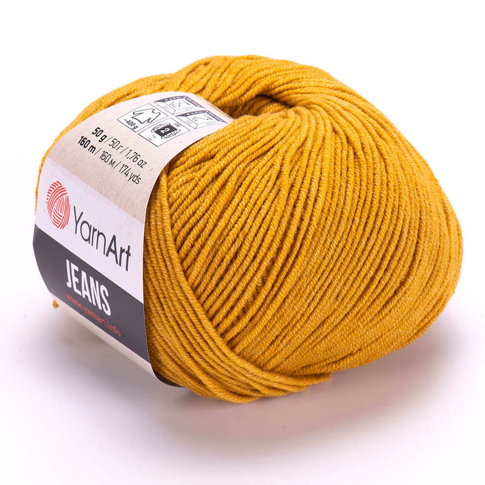 YarnArt Jeans 84 Tangerine – cotton acrylic yarn