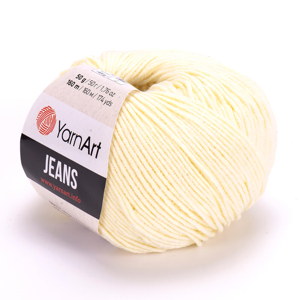 YarnArt Jeans 86 Vanilla – cotton acrylic yarn