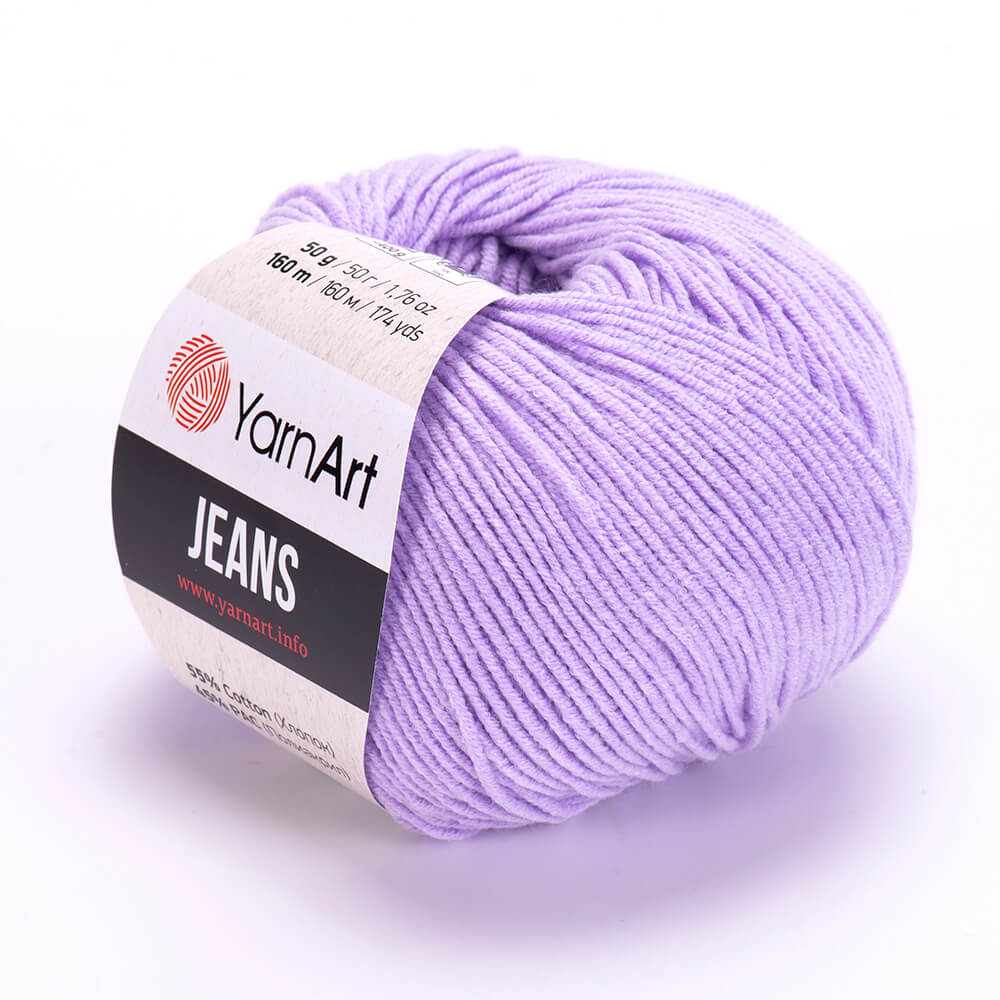 YarnArt Jeans 89 Lavender – cotton acrylic yarn