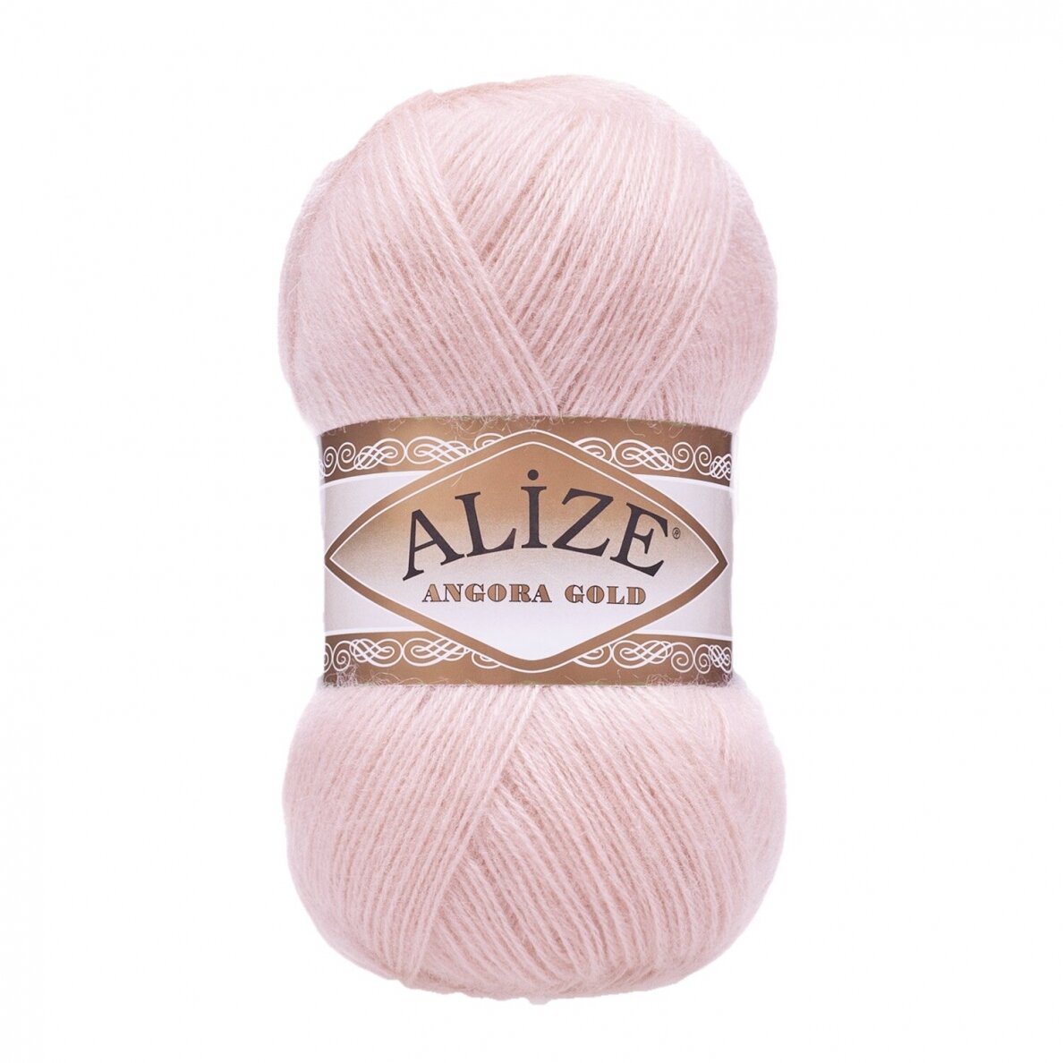 Alize Angora Gold 271 Rose poudré – fil laine et acrylique aspect mohair