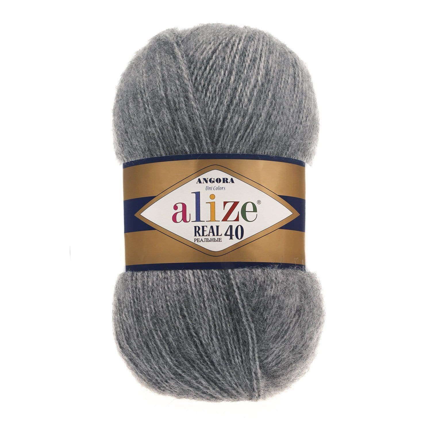 Alize Angora Real 40 Angora Real 40 Medium Grey Melange (182)