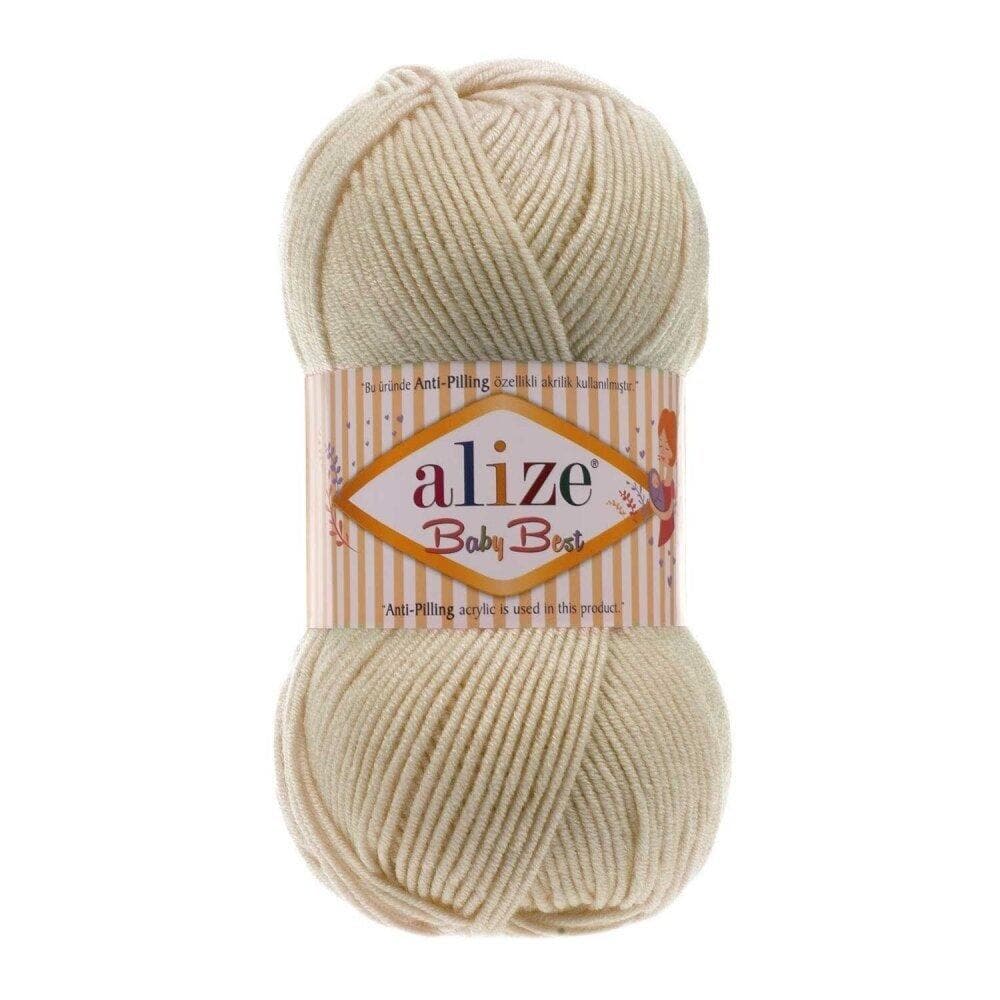 Alize Baby Best 599 Ivory – bamboo acrylic baby yarn