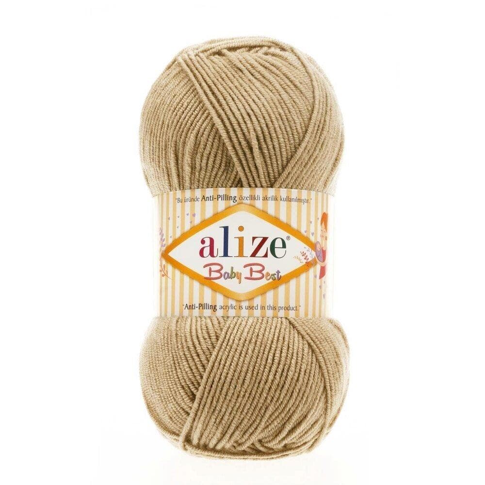 Alize Baby Best 368 Camel – bamboo acrylic baby yarn