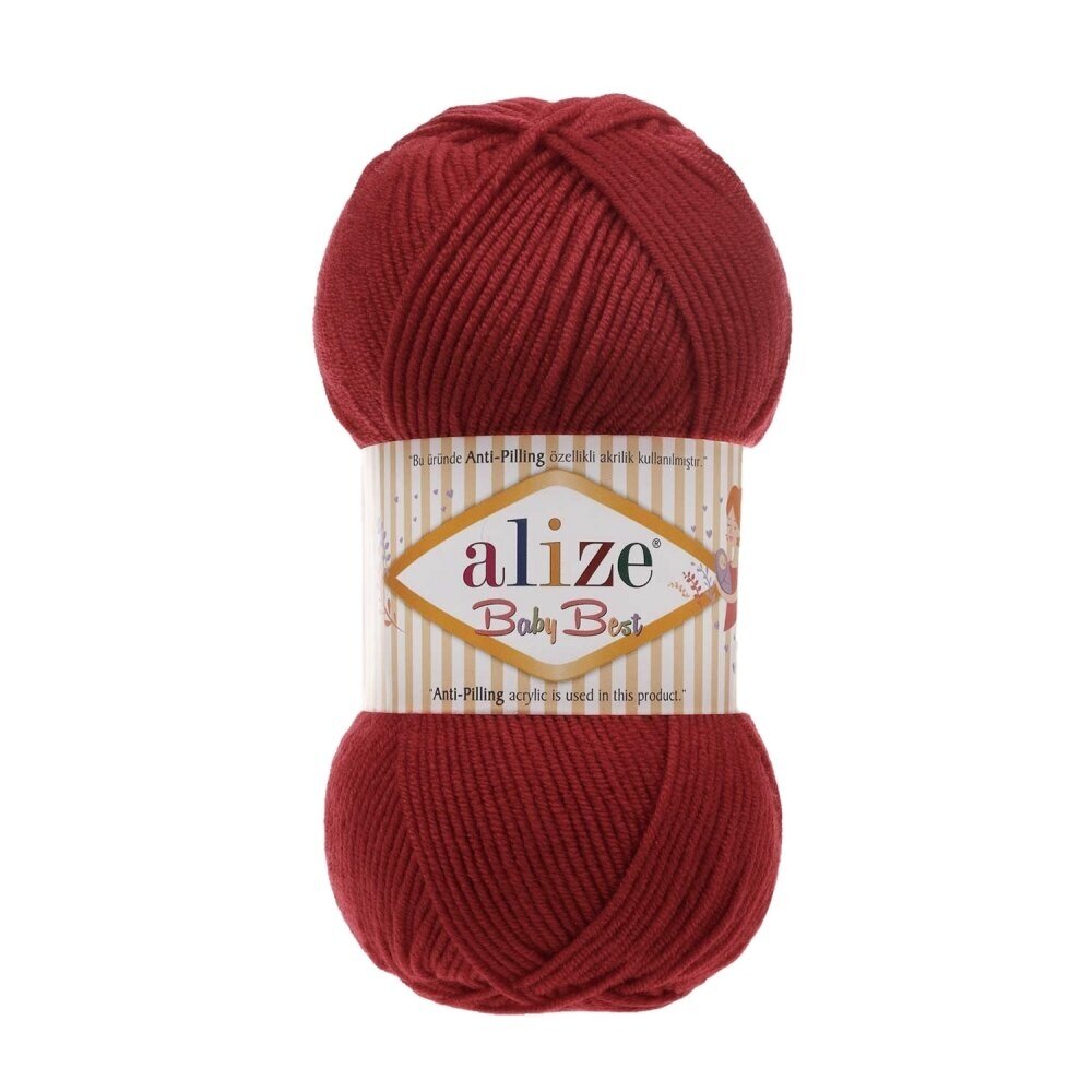 Alize Baby Best 106 Cherry – bamboo acrylic baby yarn
