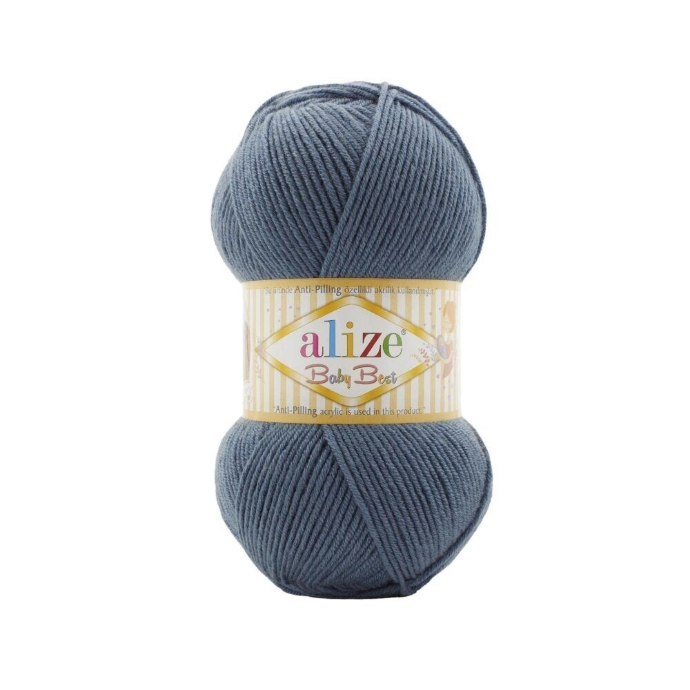 Alize Baby Best 418 Cobalt – bamboo acrylic baby yarn
