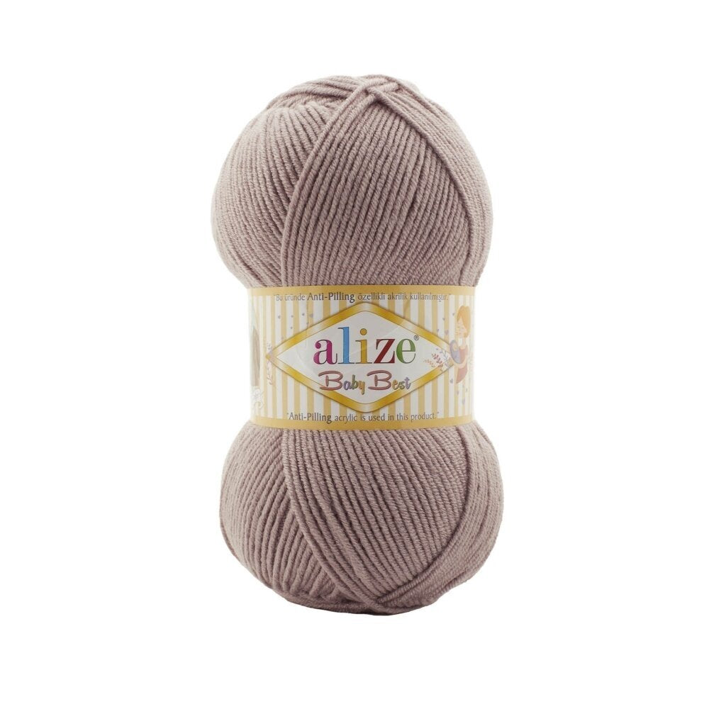 Alize Baby Best 142 Mink – bamboo acrylic baby yarn