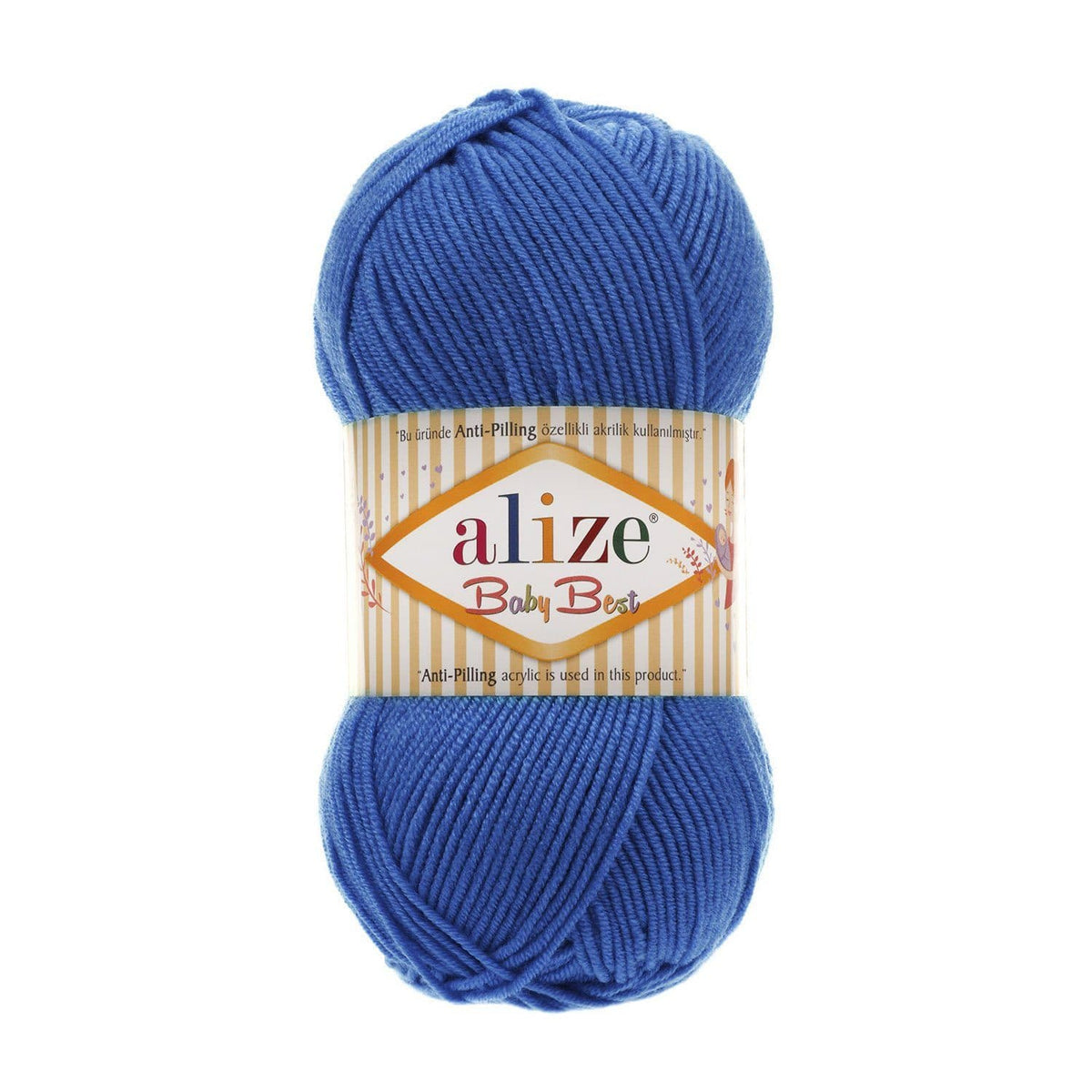 Alize Baby Best 141 Royal Blue – bamboo acrylic baby yarn