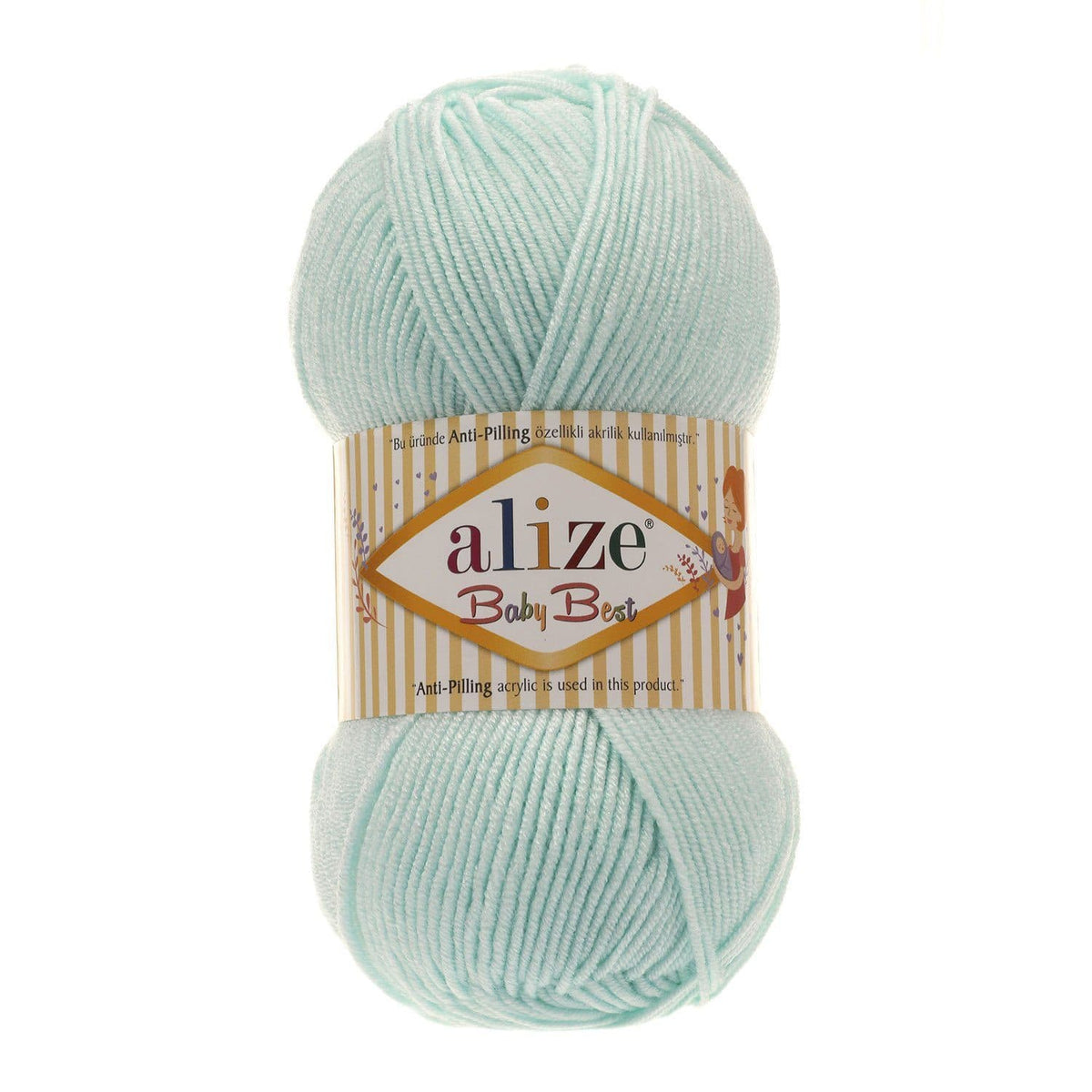 Alize Baby Best 19 Seafoam – bamboo acrylic baby yarn