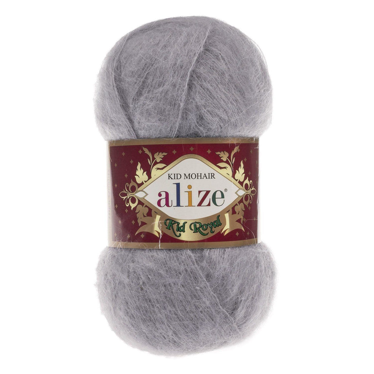 Alize Kid Royal 50 52 Mörkgrå – tunt kid mohair-garn
