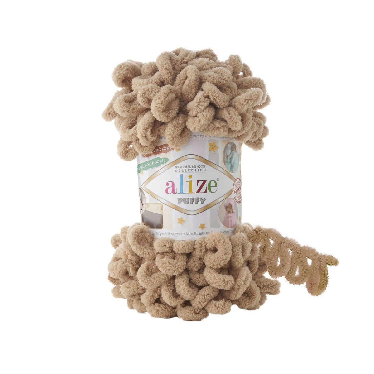 Alize Puffy 262 Latte – loop yarn