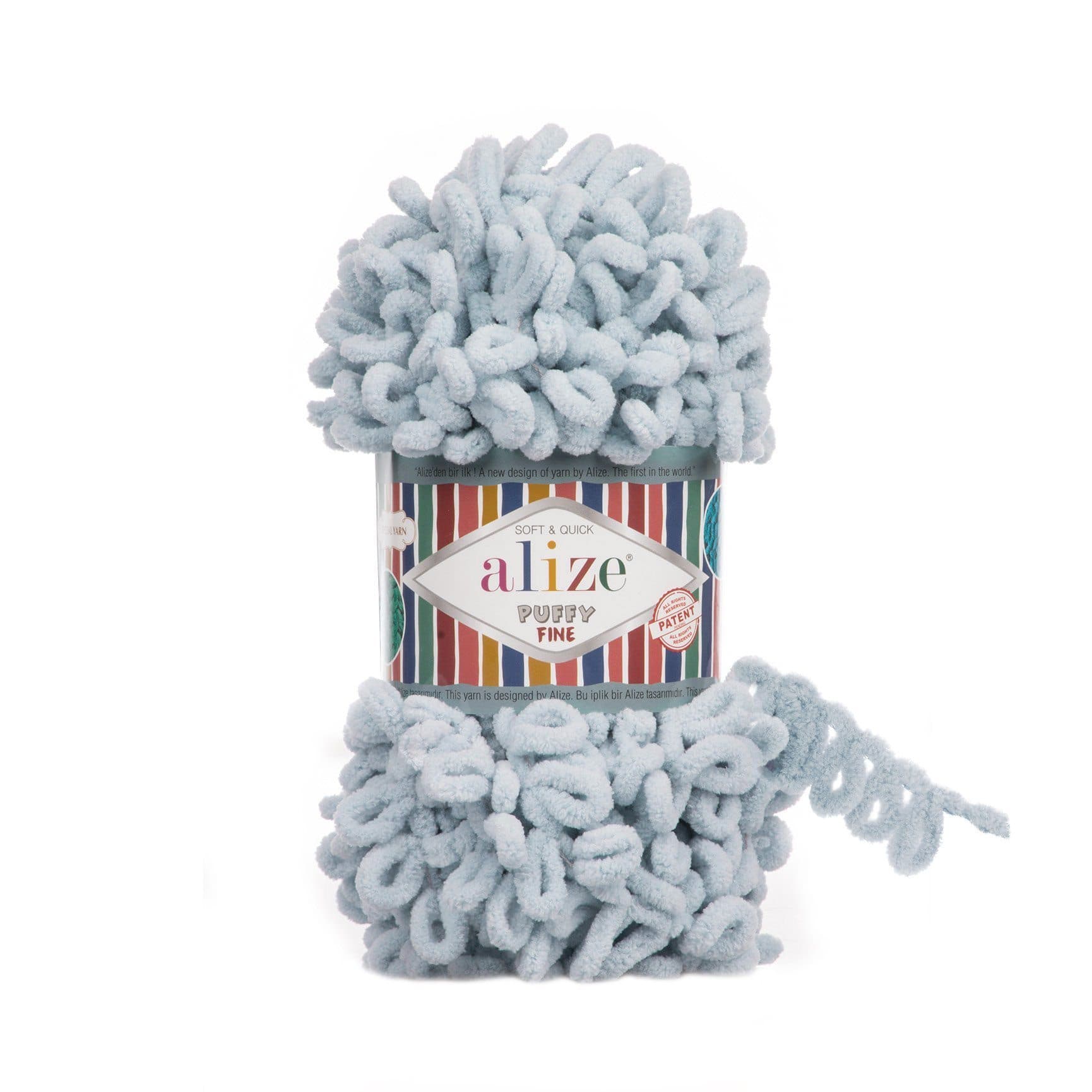 Alize Puffy Fine Puffy Fine Grey (500)