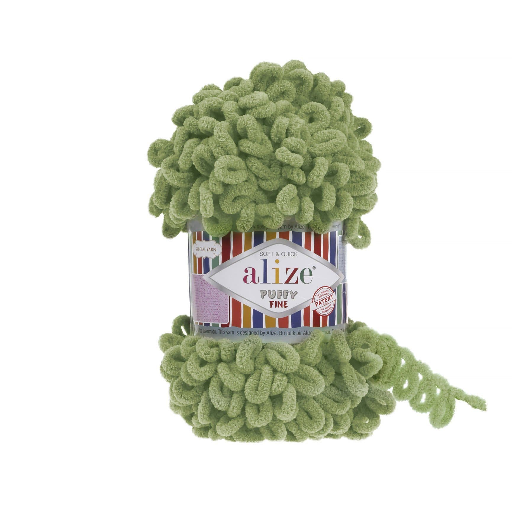 Alize Puffy Fine Puffy Fine Turtle Green (485)