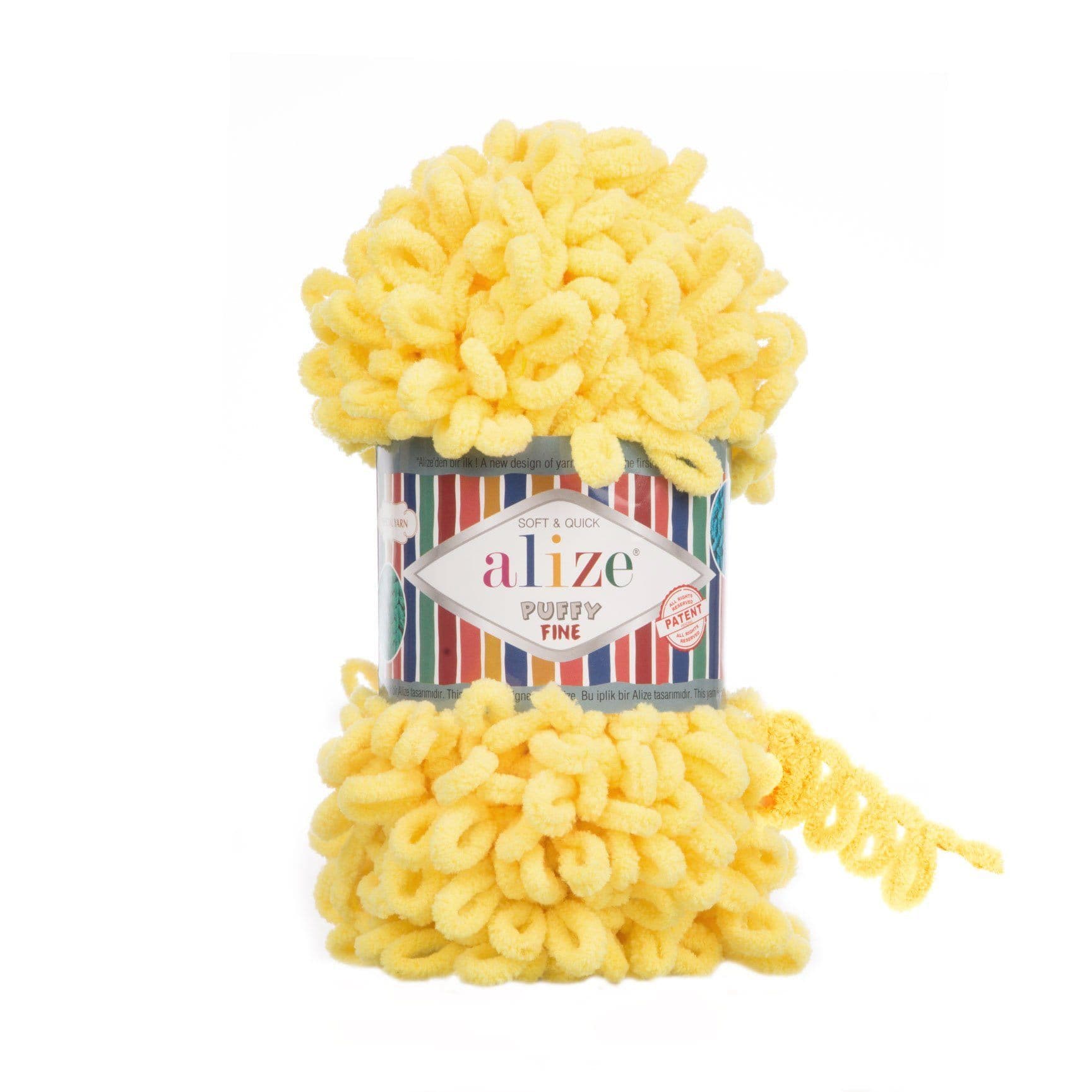 Alize Puffy Fine Puffy Fine Yellow (113)