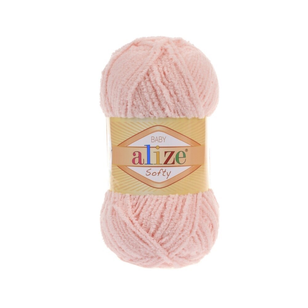Alize Softy Baby 340 Powder Pink – plush baby yarn