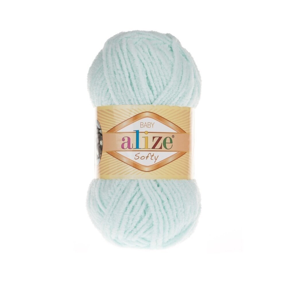 Alize Softy Baby 15 Mint – plush baby yarn