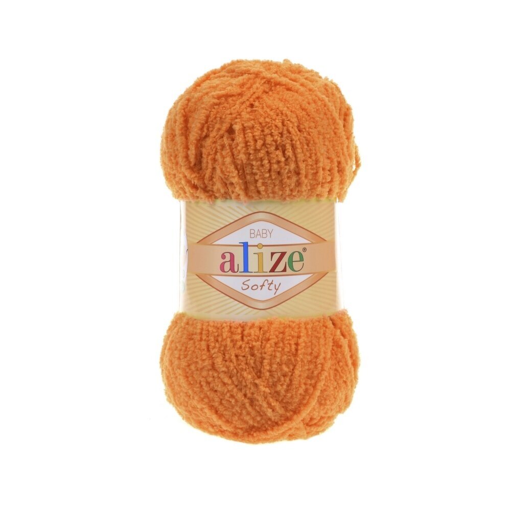 Alize Softy Baby 06 Tangerine – plush baby yarn