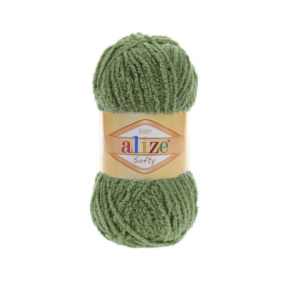 Alize Softy Baby 485 Green – plush baby yarn