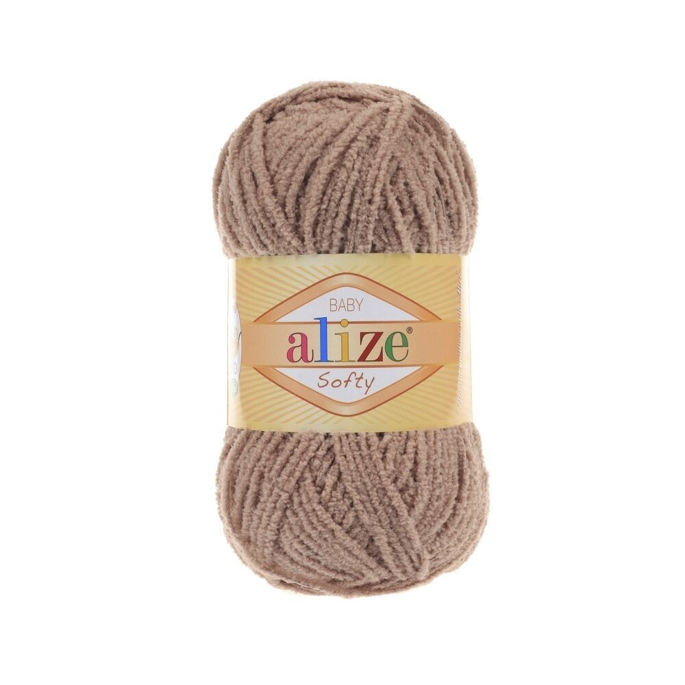 Alize Softy Baby 617 Mink – plush baby yarn
