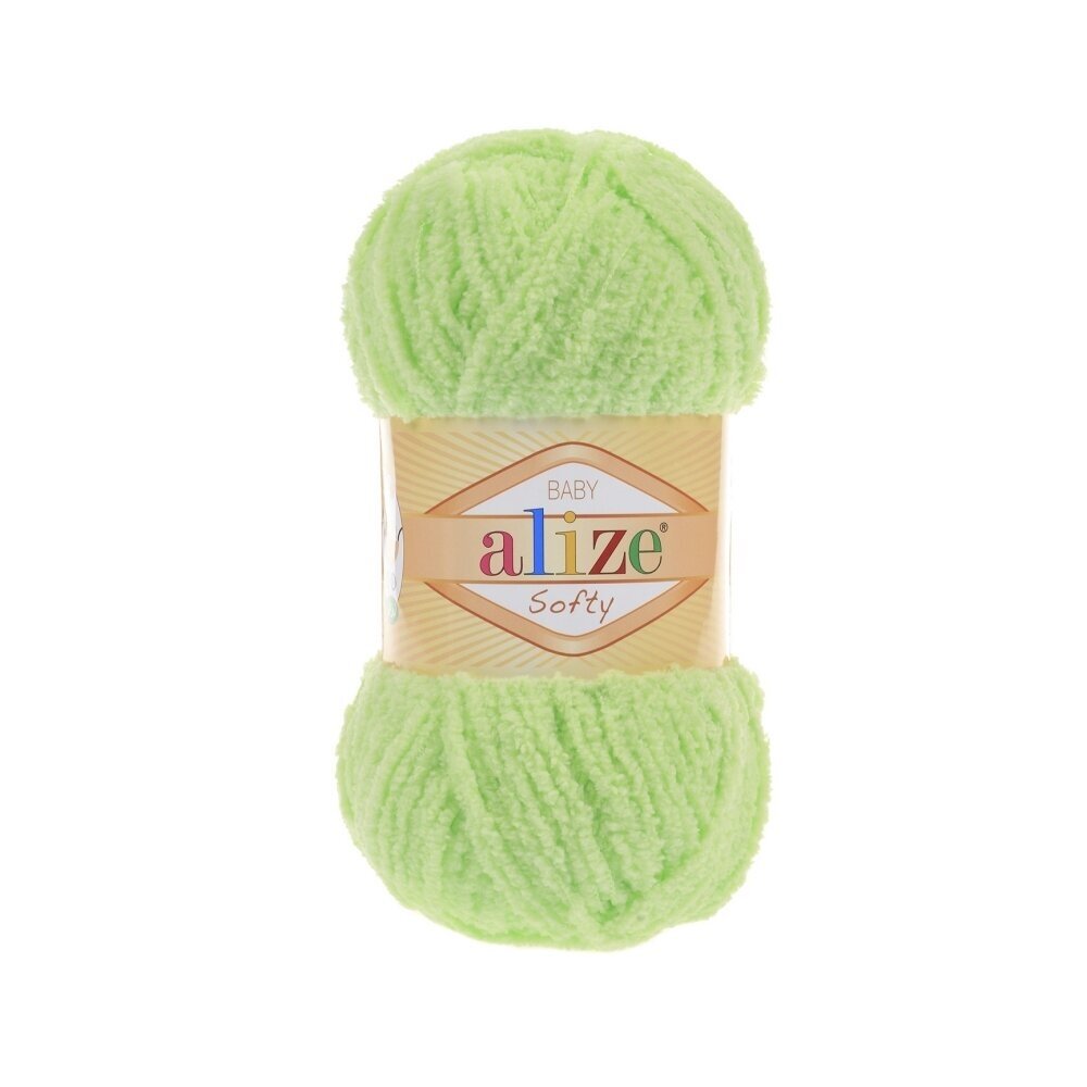 Alize Softy Baby 41 Light Green – plush baby yarn