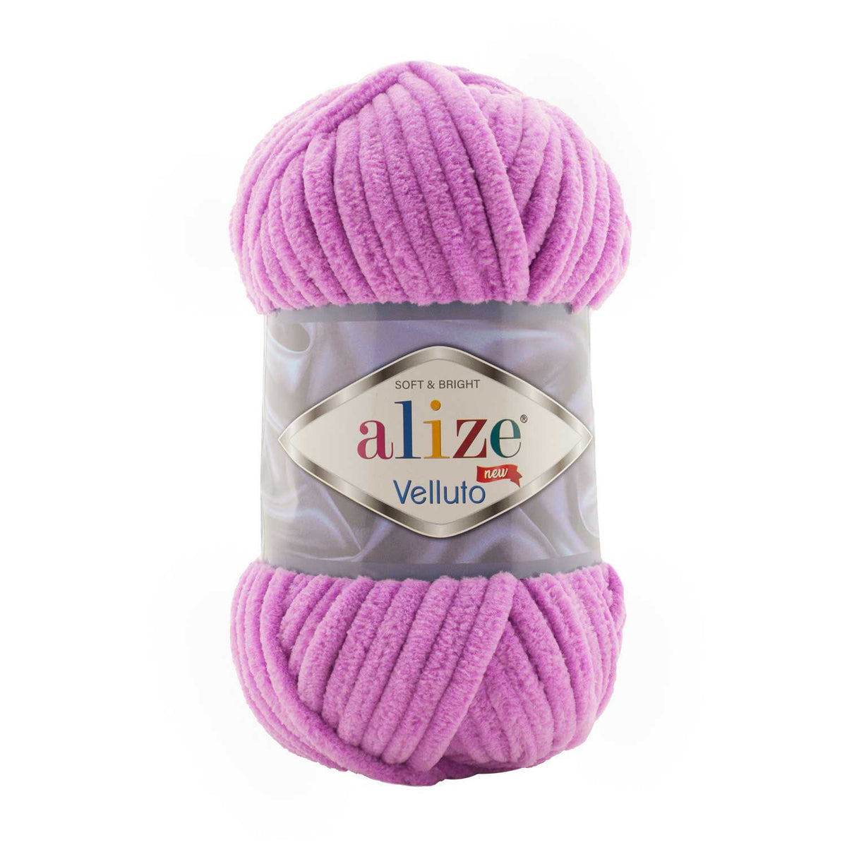 Alize Velluto 378 Orchid – chenille yarn
