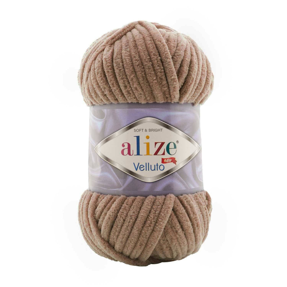Alize Velluto 329 Mocha – chenille yarn
