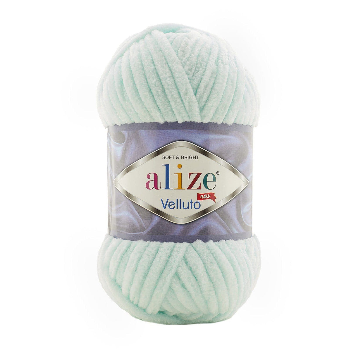 Alize Velluto 15 Seafoam – chenille yarn