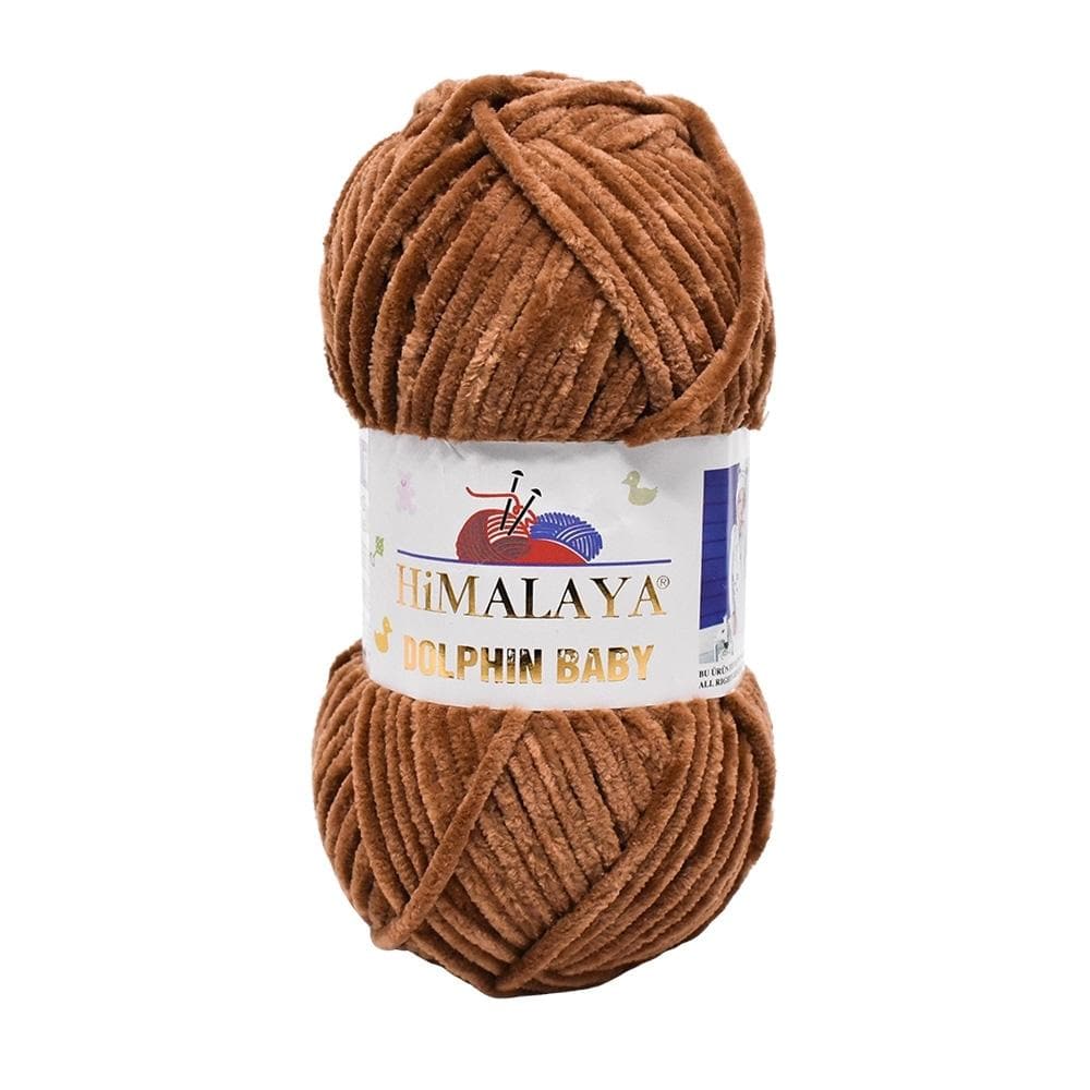 Himalaya Dolphin Baby 80337 Cinnamon – plush chenille yarn