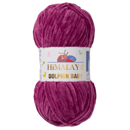 Himalaya Dolphin Baby 80338 Magenta – plush chenille yarn