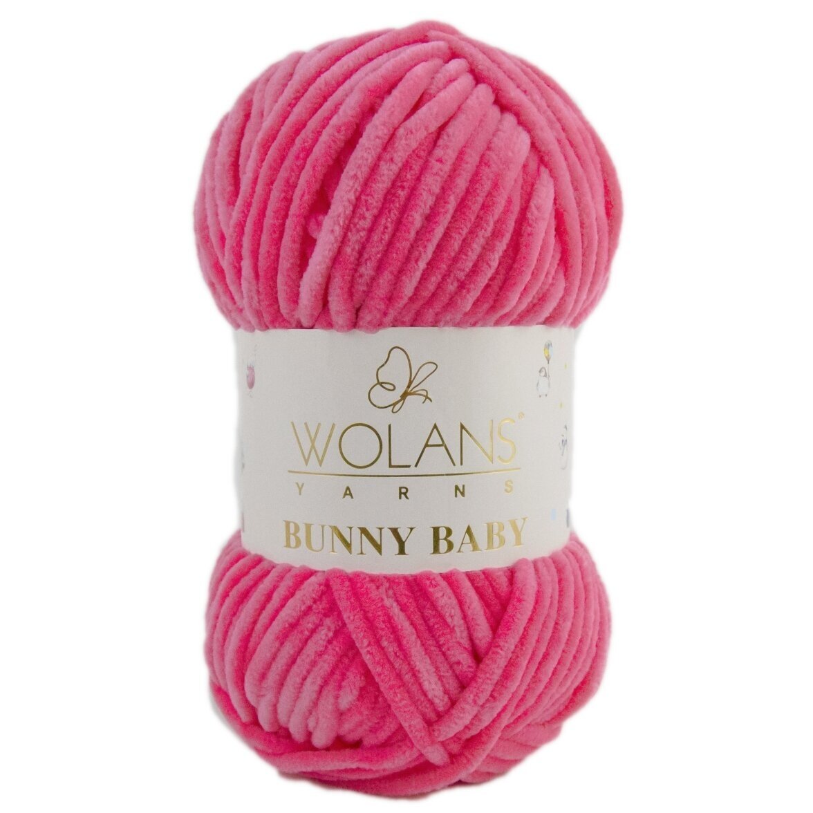Wolans Bunny Baby 100-64 Arbūzinė – pliušiniai siūlai