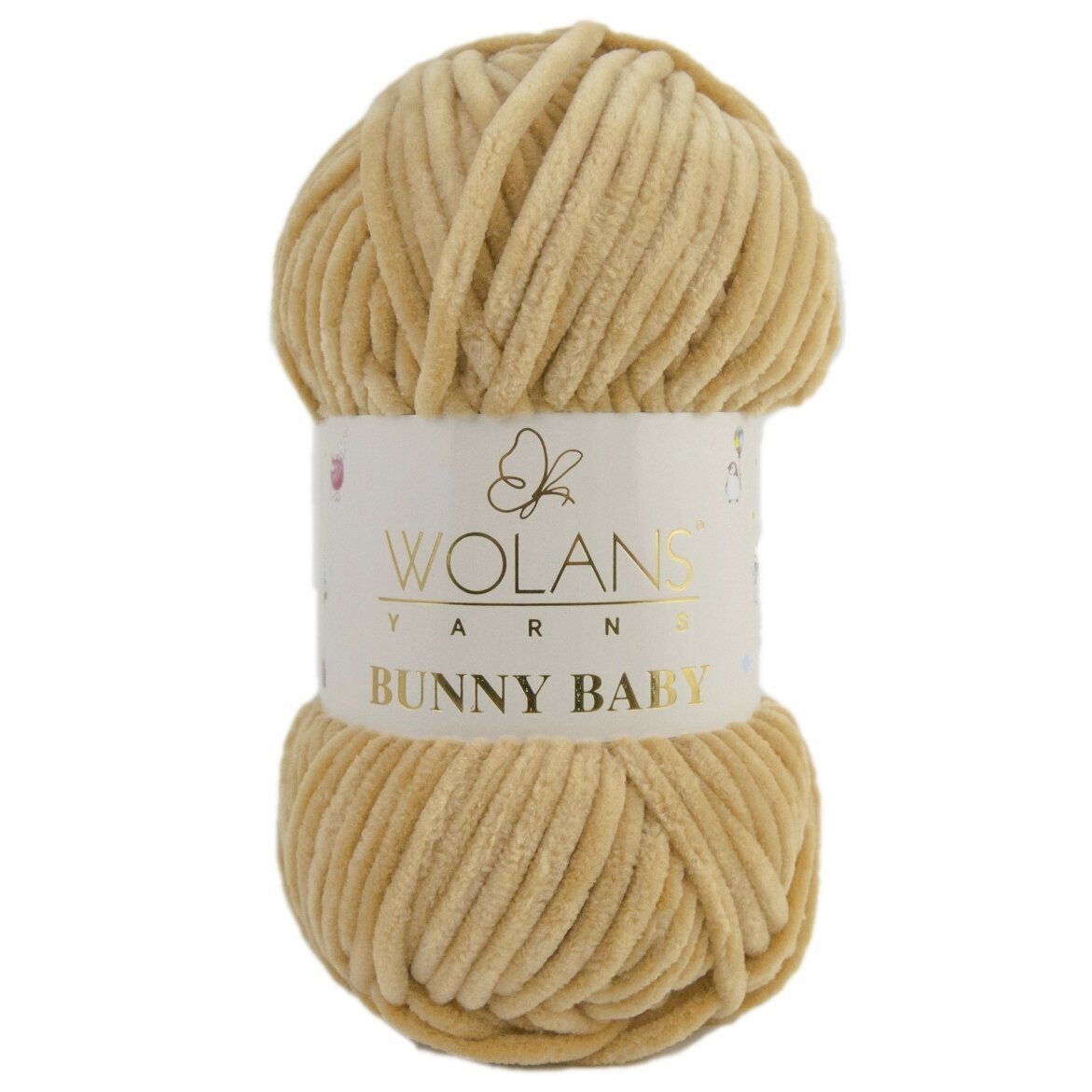 Wolans Bunny Baby 100-18 Smėlio – pliušiniai siūlai